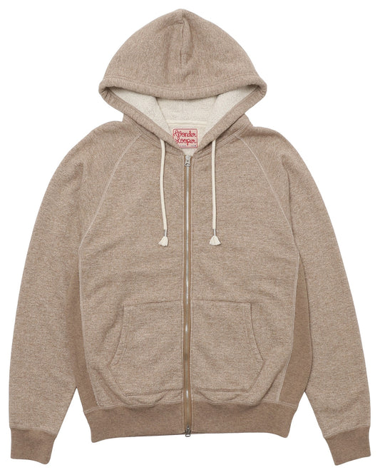 Zip Hoodie - Foxfibre® Yak Blend French Terry - Ash