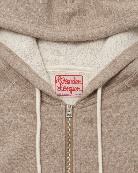 Zip Hoodie - Foxfibre® Yak Blend French Terry - Ash