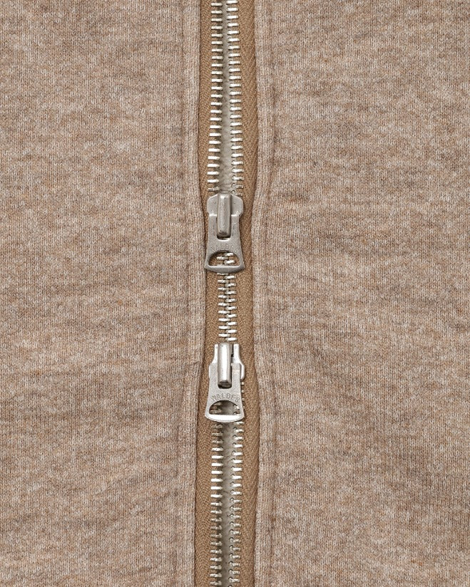 Zip Hoodie - Foxfibre® Yak Blend French Terry - Ash