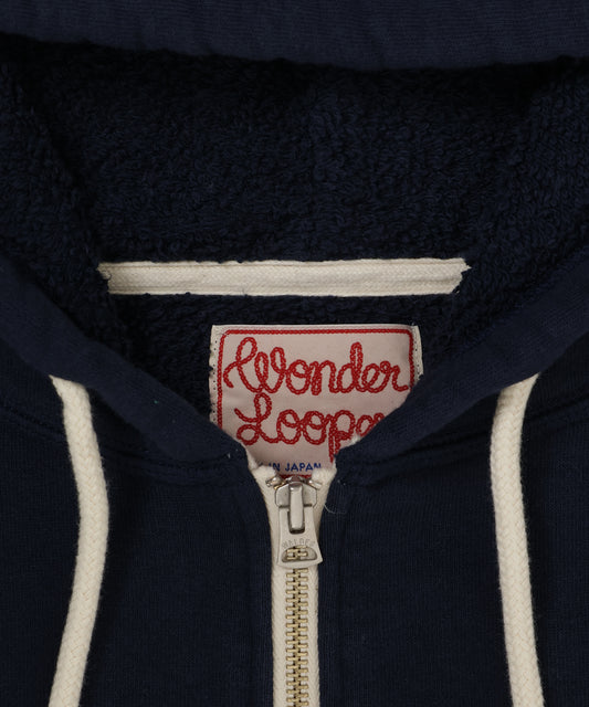 Zip Hoodie - Super Looper French Terry - Navy
