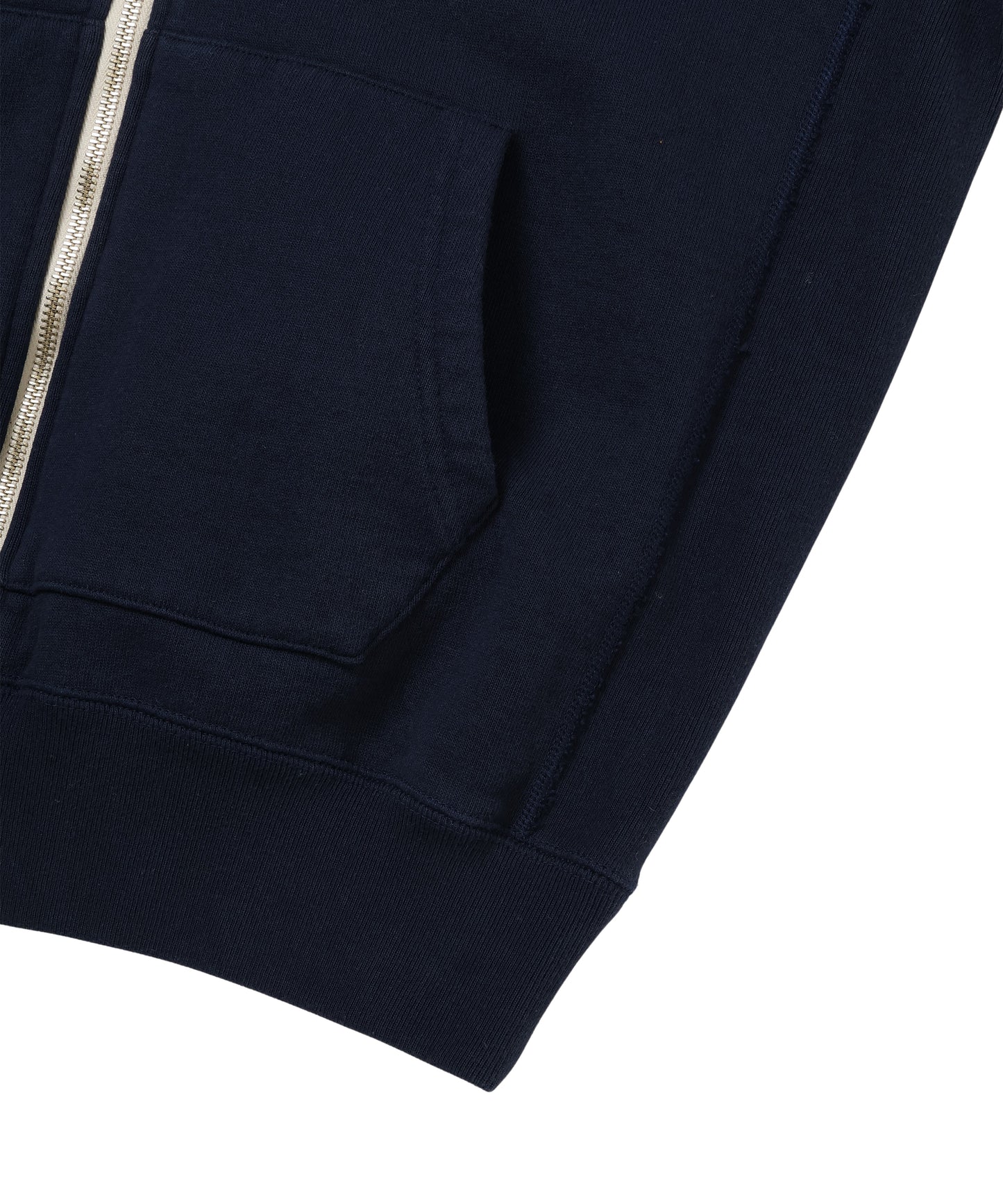 Zip Hoodie - Super Looper French Terry - Navy