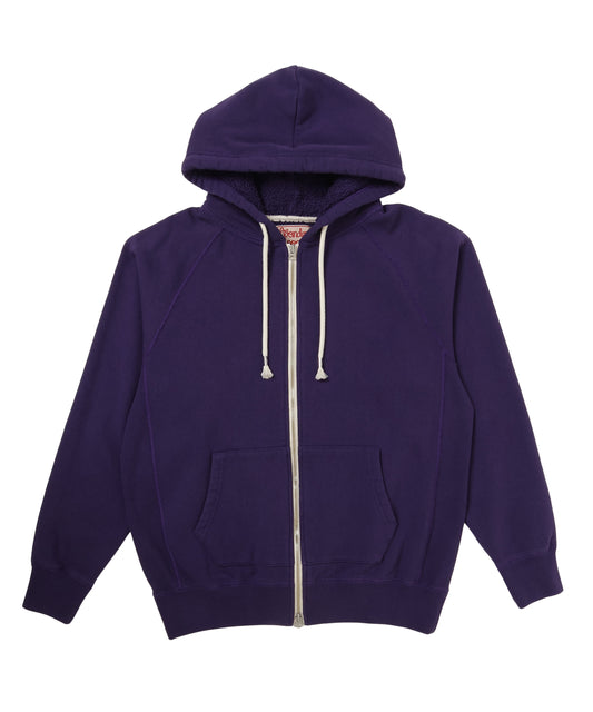 Zip Hoodie - Super Looper French Terry - Purple