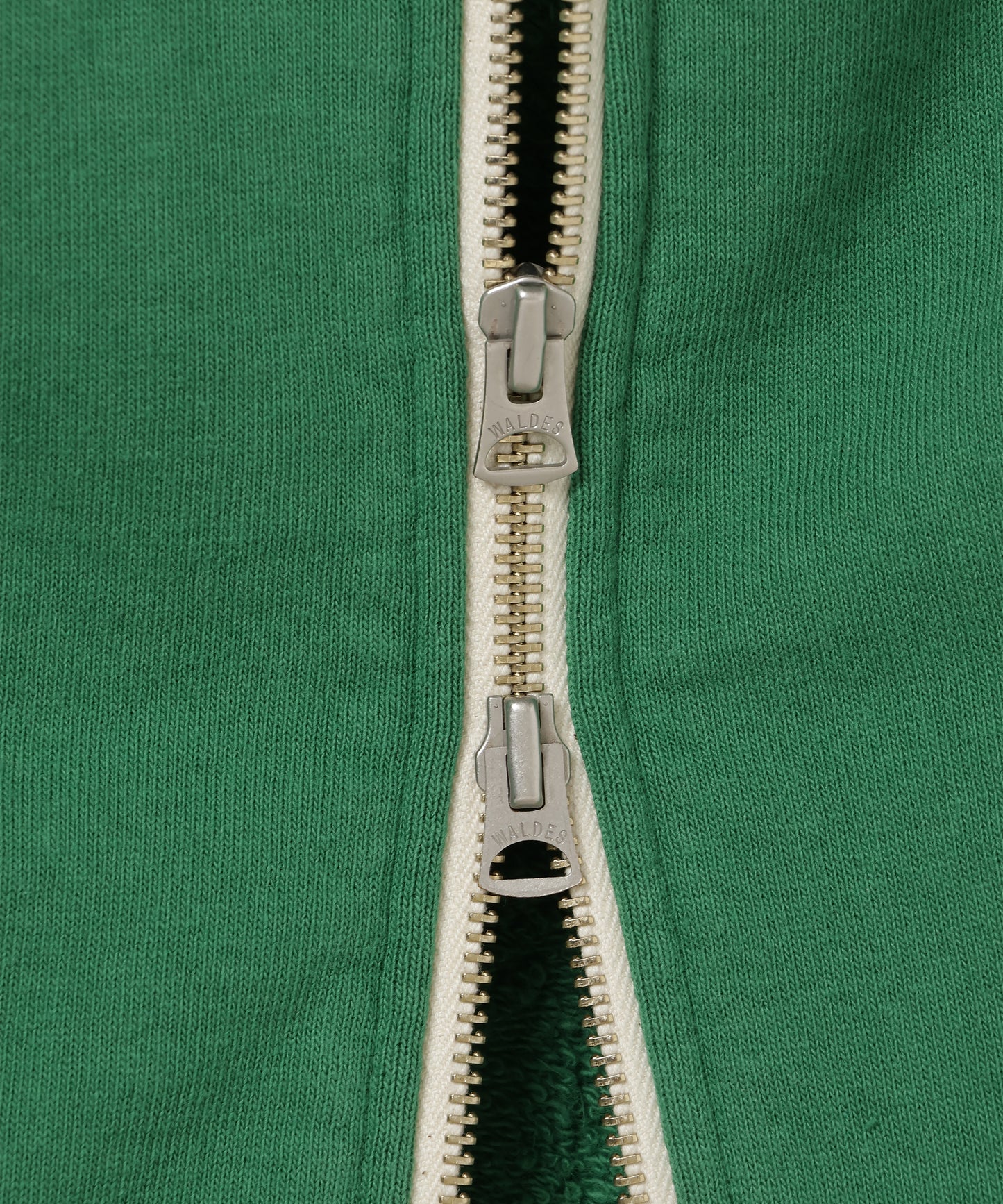 Zip Hoodie - Super Looper French Terry - Varsity Green