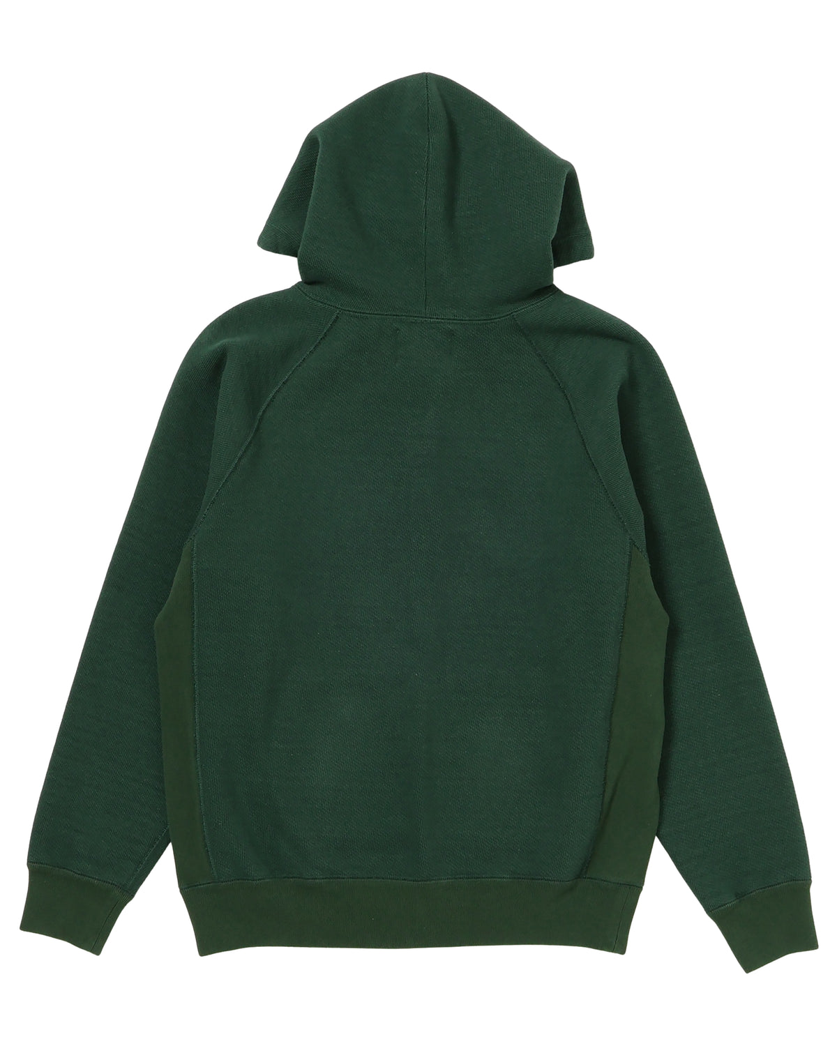 Zip Hoodie - Double Heavyweight French Terry - Racing Green