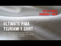 Crewneck T-shirt - Ultimate Pima Tsuriami - Black