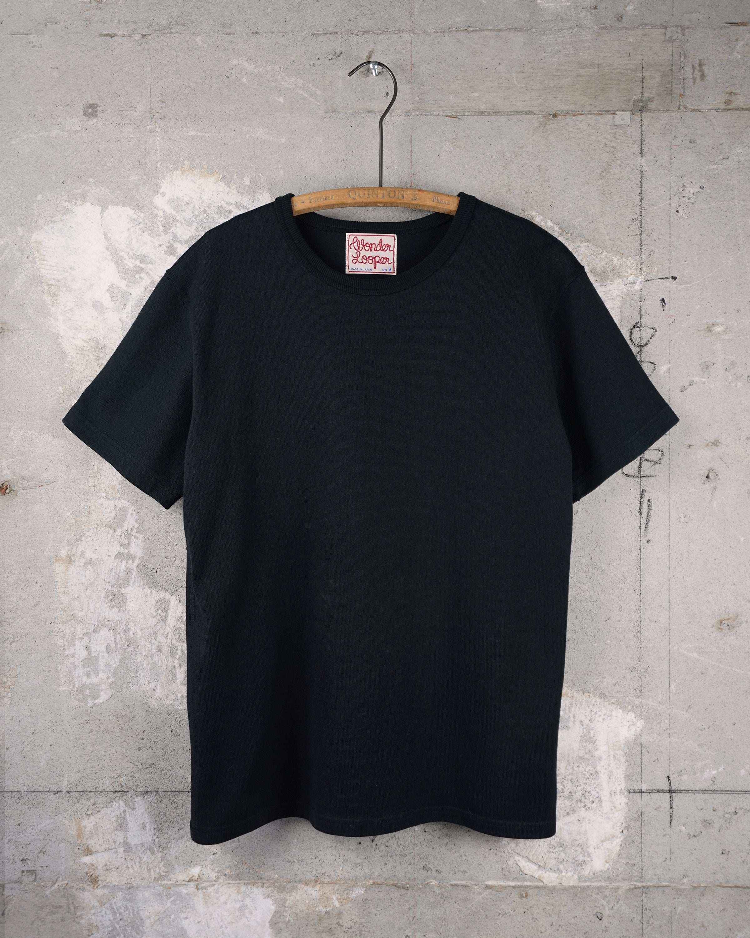 Crewneck T-shirt - Double Heavyweight - Black